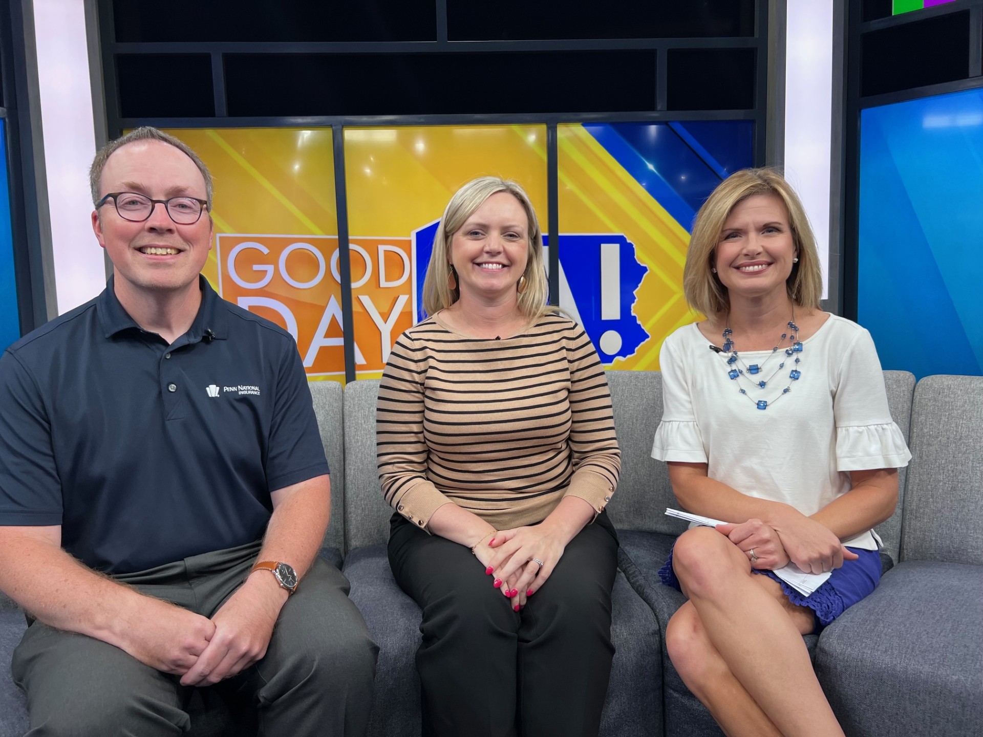 Jason Bugg, Shila Ulrich, Amy Kehm on Good Day PA! Set